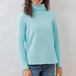 Greenpoint Turtleneck in Terry Fleece (Mint)